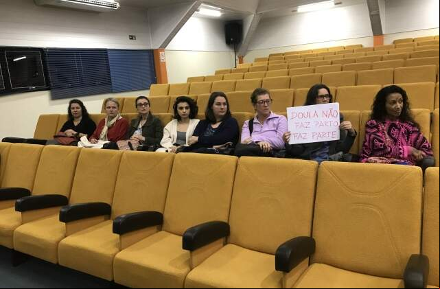 Doulas e mulheres na sessão